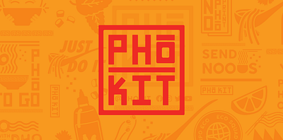 Pho-Kit Logo asian food branding branding design eco eco brand eco logo fast food fastfood logo minimalist logo noodles pho pho branding pho logo restaurant restaurant branding restaurant logo vietnamese