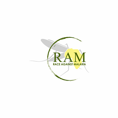 RAM african artwork brand guideline branding design illustration logo malaria mosquito vector