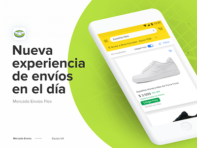 Mercado Envíos Flex apps behance case study ecommerce ui ux ux design