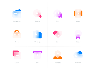 Hazy - Icon app branding design icon logo ui 图标