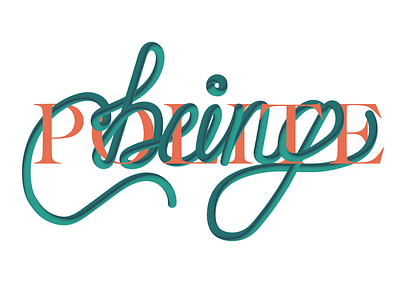 Being Polite being branding design hand lettering handlettering handmade illustration illustrator lettering photoshop polite typography vector