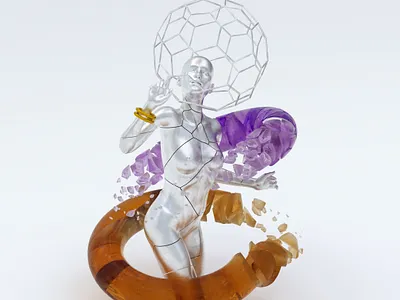 Exploration - 004 c4d c4dart cgi cinema4d cinema4dart graphicdesign octane octanerender photoshop