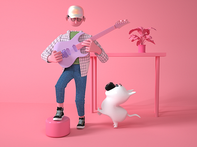 music ui c4d