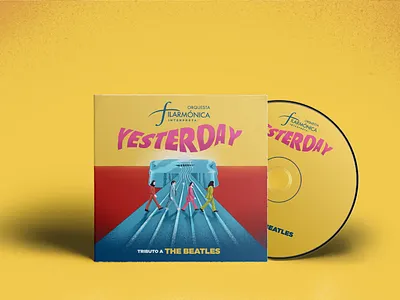 Cover for Filarmonica's Tribute to the Beatles (NOT OFFICIAL) illustration mockup