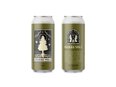 Feurre Vol. 5 bc beer beer can beer label craft beer craftbeer illustration vancouver