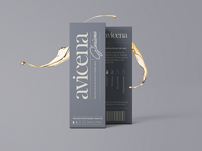 Avicena packaging done at mono cromático. box branding logo logo design logotype mockup package design packaging packaging design typography vector