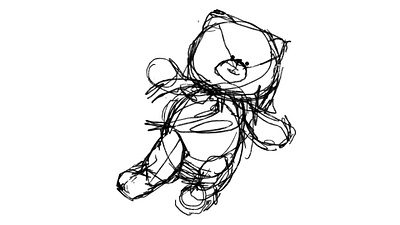 Flying Teddy Bear Line Art - DIgital Art animal art cutebear cuteteddy cutetoy digital furry lineart mrteddy sketch soft stuffedanimal teddy teddybear toy toybear toycute whitebear