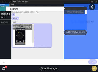 Collaboration Tooling prototype