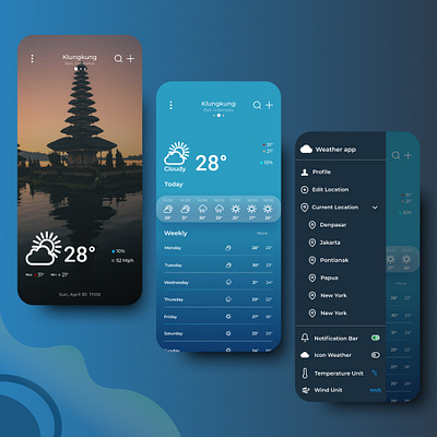 Weather Application Design app ui beginner daily ui dailyui design figma mobile app mobile design mobile ui ui ui design uidesign user user experience user interface user interface design userinterface uxuidesign weather weather app