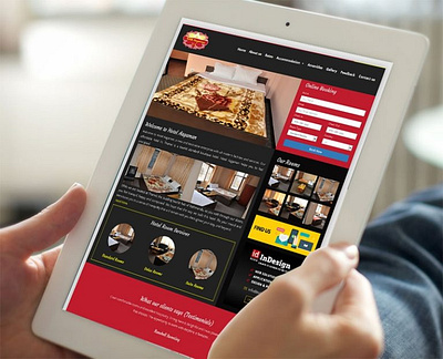 Hotel Aangaman Nepal design indesignmedia ui ux web development webdesign