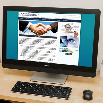 K.K. Bhattarai & Co. design indesignmedia ui ux web development webdesign