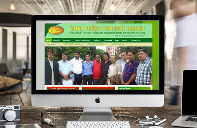 Federation of Liquor Association of Nepal design indesignmedia ui ux web development webdesign