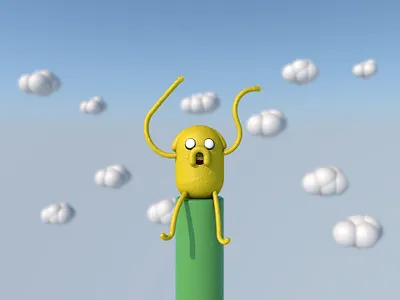 Jake 3d 3d art c4d42 cartoon illustration cinema4d maxon