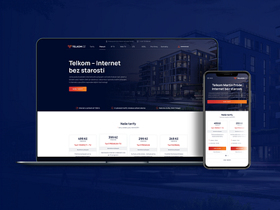 WordPress theme for Telkom.cz internet template theme ui design web development