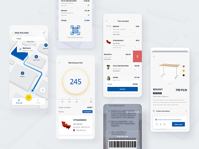 Ikea shop map app concept app design fireart fireartstudio mobile ui ux