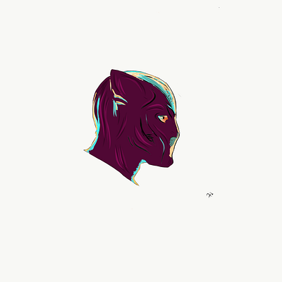 Black panther x adobe illustrator animation design illustration