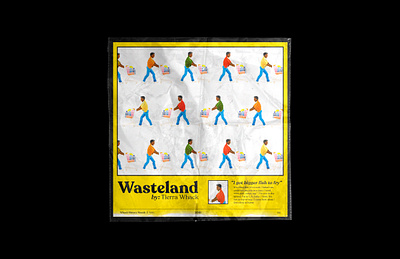 Alternate Album Cover for Wasteland By Tierra Whack 70s album art album cover album cover design concept art design hip hop hip hop head music paper texture rap retro street typography urban vinyl wasteland