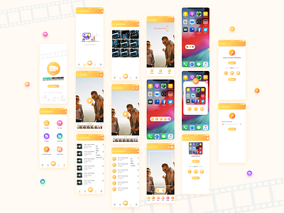 Screen Recorder and Video Editor app appdesign application application design design ios ios app ios app design ui ui design ui designer uiux ux ui uxdesign uxui