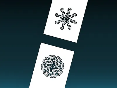 Unknown art circle digital icon logo symmetry
