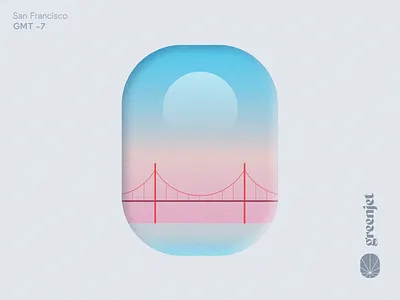 GreenJet Destinations: San Francisco brand identity branding design illustration