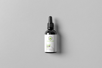 Hemp Seed Oil branding creative design hemp hemp oil label packaging