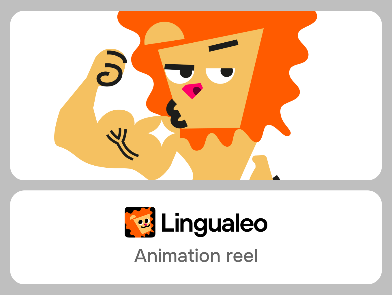 Lingualeo 2D vector mascot animation reel animation animation reel character character animation digital 2d digital art gameart illustration motion design motion graphics vector animation vector graphics