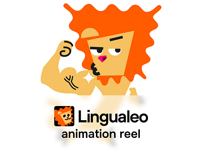 Lingualeo 2D vector mascot animation reel animation animation reel character character animation digital 2d digital art gameart illustration motion design motion graphics vector animation vector graphics