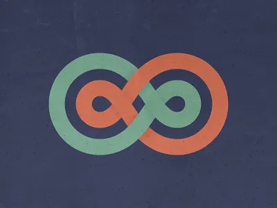 Double Infinity Logo brand design branding design flat icon identity logo logodesign vector