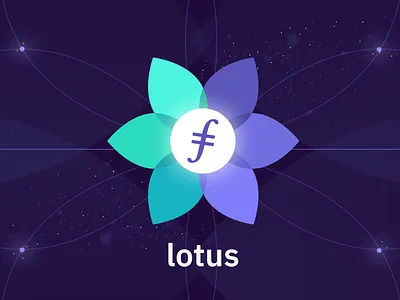 Lotus logo brand branding filecoin illustration logo logo designer lotus protocolalbs