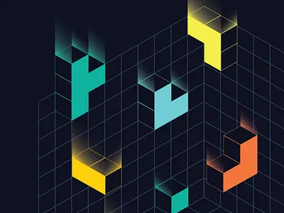 LabWeek Banner banner blocks brand branding colors illustration ipfs protocol labs