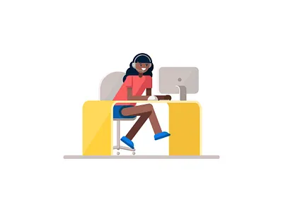 Customer support answer assistance call center communicate connect consultant consulting consumer contact customer help helpdesk illustration online operator support technical