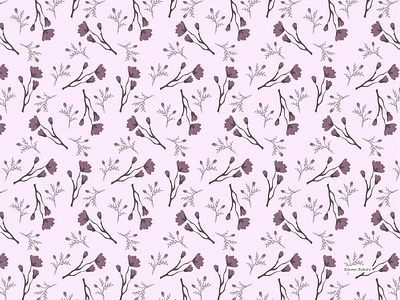 Pattern design with floral theme illustration pattern pattern a day pattern art pattern design patterns print design surface design surface pattern textile design textile pattern