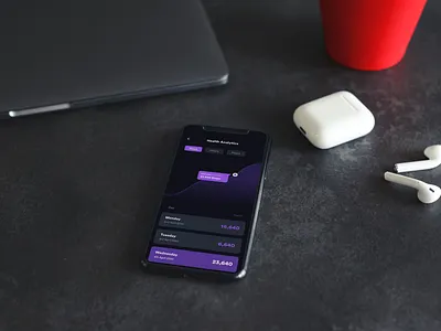 DailyUI Day 18 Challenge analytics analytics chart android app clean design easy easyeze flat gradient graph graphs health ios minimal simple ui ux uxer