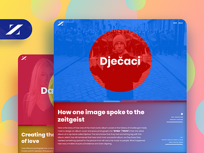 Zonwrk portfolio :: Work colorful portfolio ui user inteface web web design webflow website