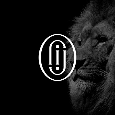 IJ Wildlife Photography Monogram animal photography elegant logo i logo ij j logo letter i letter j lion logo luxury monogram monogram monogram logo nature logo photography wildlife