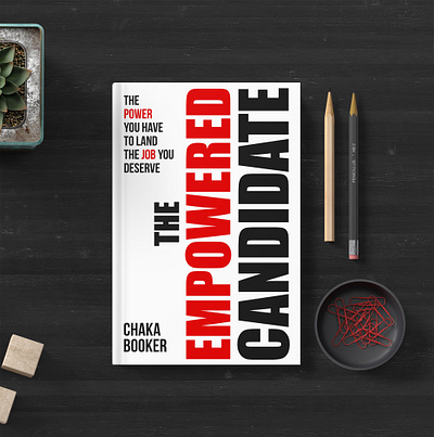 The Empowered Candidate book cover design graphics designs