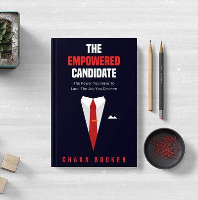 The Empowered Candidate book cover design graphics designs