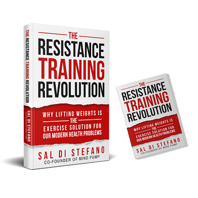 THE RESISTANCE TRAINING REVOLUTION book cover design graphics designs