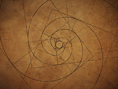 The Golden Ratio - Texture after effects blueprint circles circular da vinci drawing fibonacci geometric geometry gif golden ratio golden ratio logo loop motion ratio renaissance texture vintage