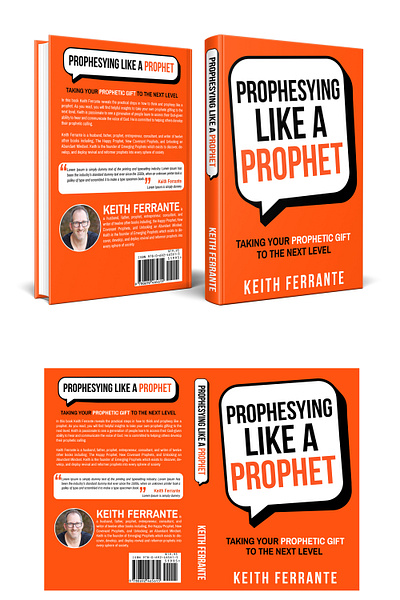 Prophesying Like a Prophet book cover design graphics designs illustration