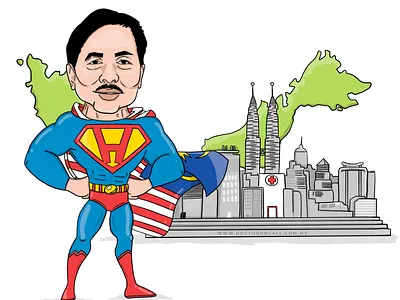 Datuk Seri Dr. Noor Hisham illustration datuk seri dr noor hisham illustration malaysia