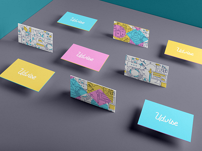 BRANDING bonbon branding data identity illustration logotype nantes numeric tech vector visit card