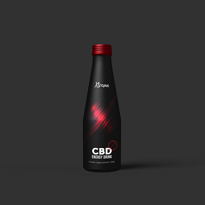 X for Xtreme - CBD Energy Drink 36daysoftype brand identity branding design packaging packaging design x