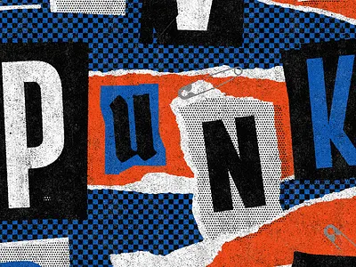 Punk! colour design graphic illustration lettering poster punk punkrock trash typogaphy typography