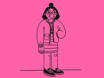pink challenge colors fashion illustration pink