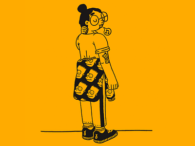 yellow challenge colors fashion illustration yellow