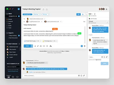 Uni- Collaborative Email collaboration collaborative email compose email new email new messgae