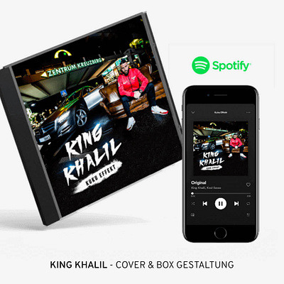 King Khalil - Coverdesign & Box artist box cd cover cover design coverdesign design deutschrap kingkhalil music premium box team kuku