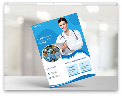 Doctor flyer banner banner ad branding branding design design flyer design illustration poster design print ad web