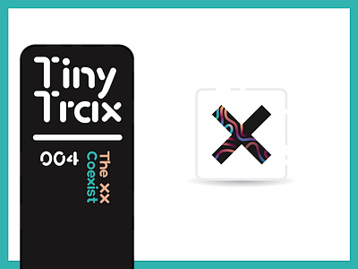 Tiny Trax 004 aiga album art album artwork album cover album cover art album cover design album covers branding coexist design graphic design illustration miniature music the xx tiny trax vector vector art vector illustration xx